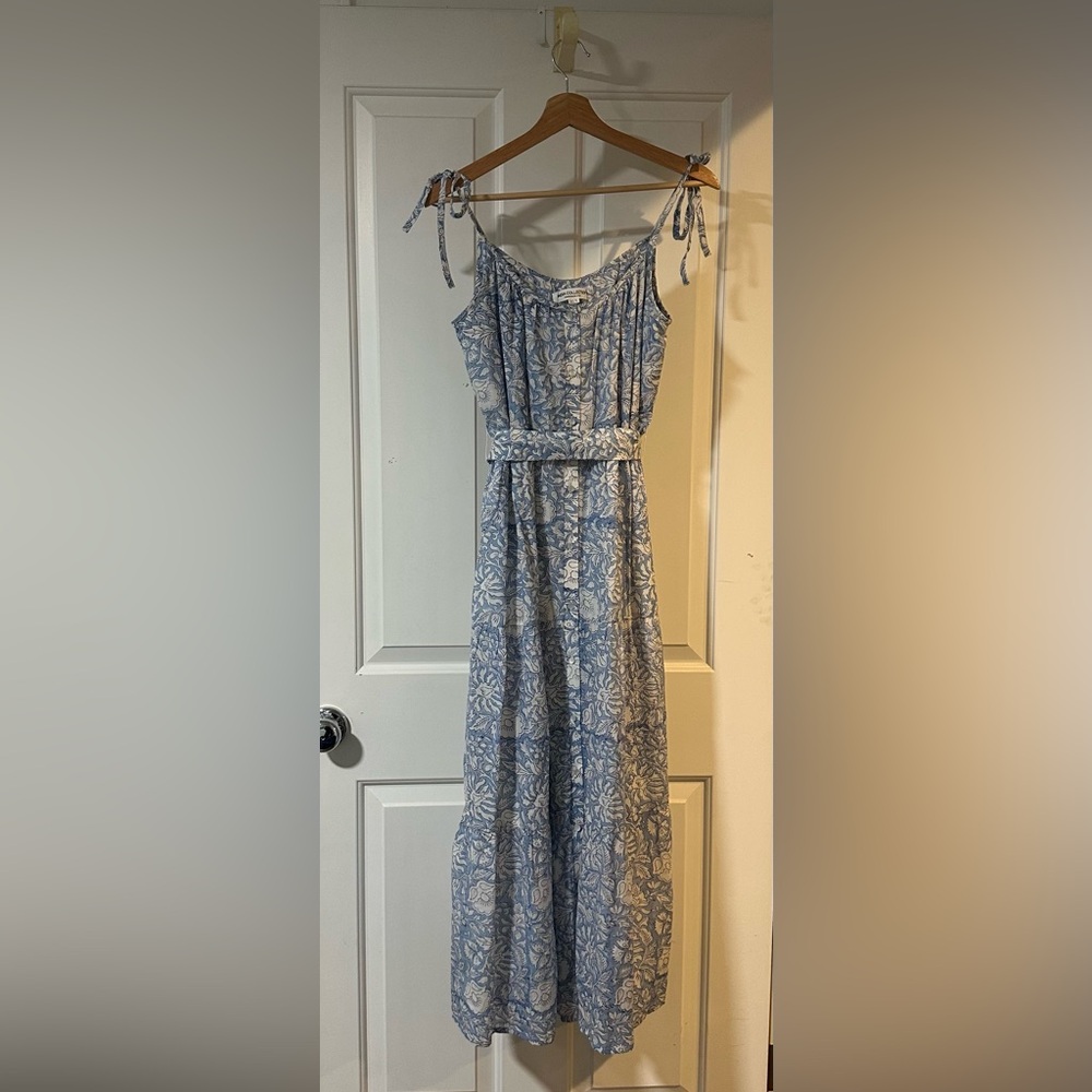Emerson Fry Blue and White Floral Sundress